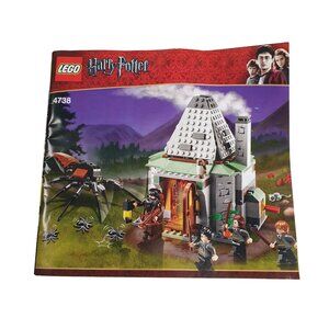 4738 Harry Potter Hagrids Hut Book LEGO Building Manual Instruction Replacement